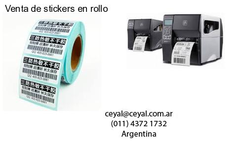 Venta de stickers en rollo