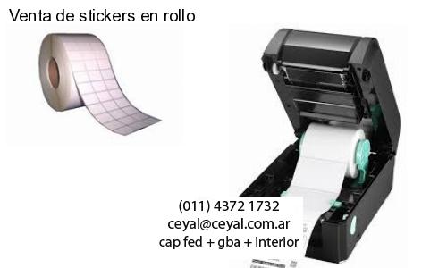 Venta de stickers en rollo