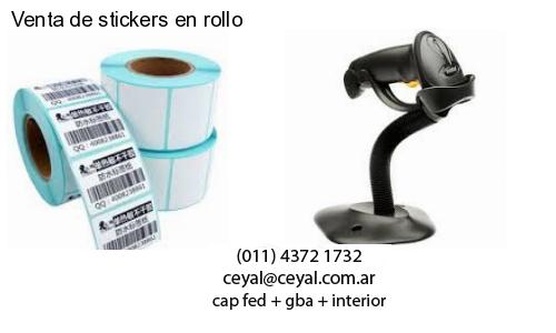 Venta de stickers en rollo