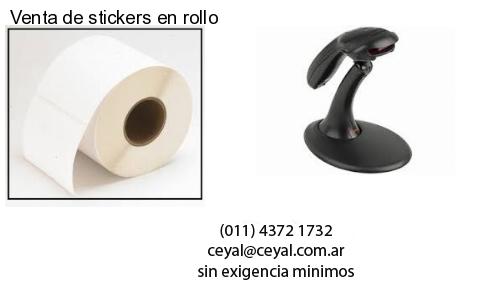 Venta de stickers en rollo