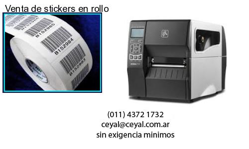 Venta de stickers en rollo