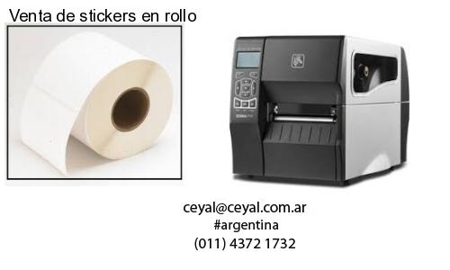 Venta de stickers en rollo