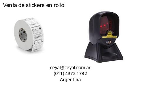 Venta de stickers en rollo