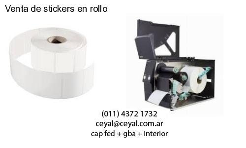Venta de stickers en rollo