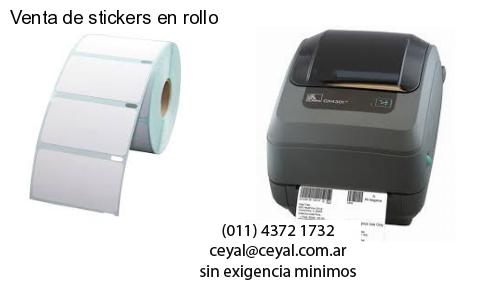 Venta de stickers en rollo