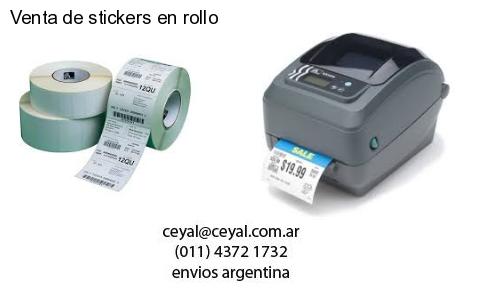 Venta de stickers en rollo