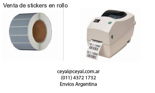Venta de stickers en rollo