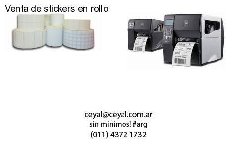Venta de stickers en rollo