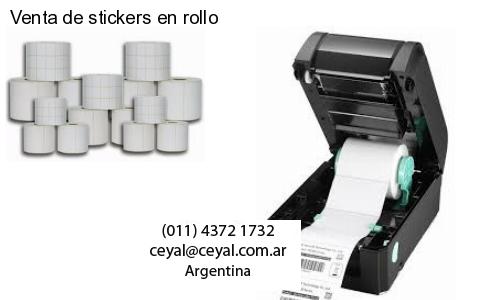 Venta de stickers en rollo