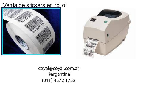 Venta de stickers en rollo