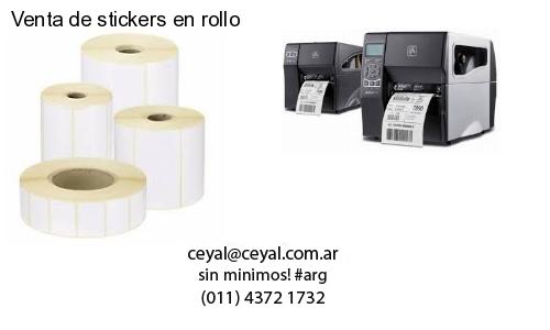 Venta de stickers en rollo