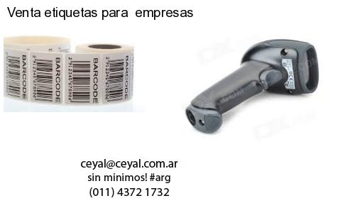 Venta etiquetas para  empresas