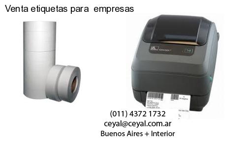 Venta etiquetas para  empresas