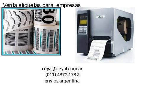 Venta etiquetas para  empresas