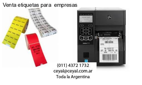 Venta etiquetas para  empresas