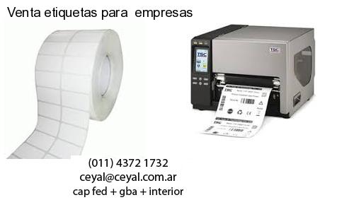 Venta etiquetas para  empresas