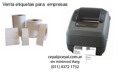 Venta etiquetas para  empresas