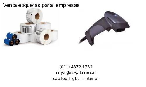 Venta etiquetas para  empresas
