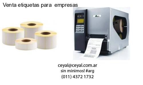 Venta etiquetas para  empresas