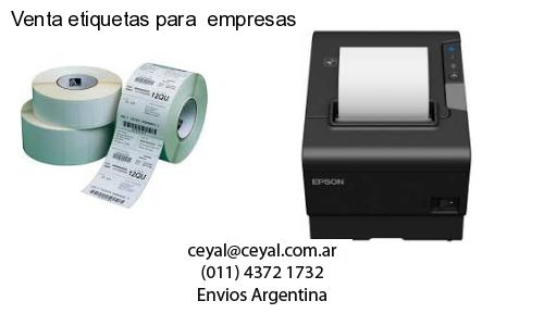 Venta etiquetas para  empresas