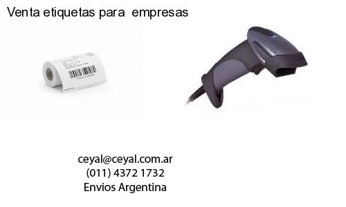 Venta etiquetas para  empresas