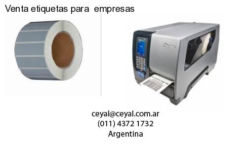 Venta etiquetas para  empresas