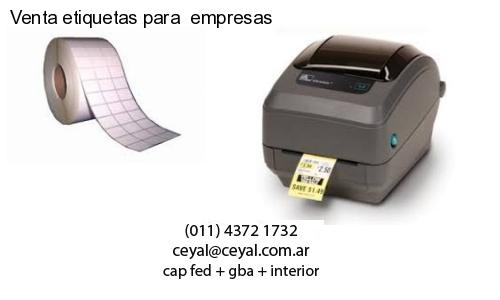 Venta etiquetas para  empresas