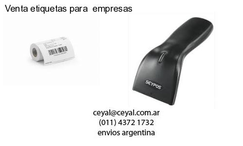 Venta etiquetas para  empresas