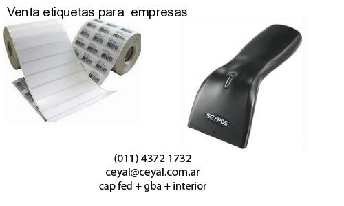 Venta etiquetas para  empresas