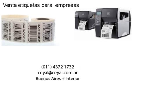 Venta etiquetas para  empresas