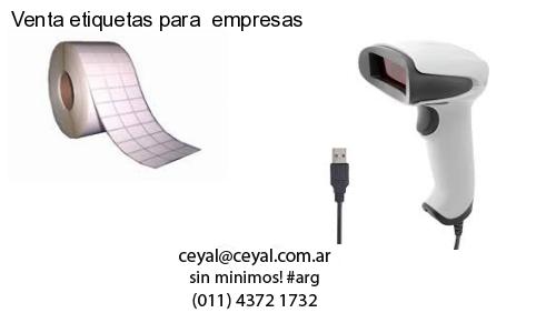 Venta etiquetas para  empresas