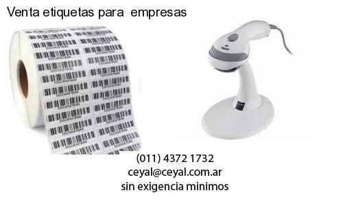 Venta etiquetas para  empresas