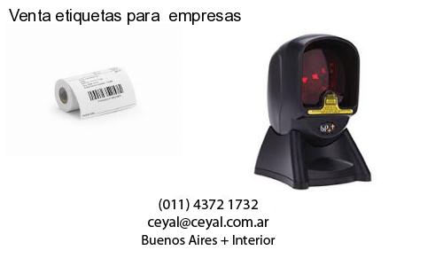 Venta etiquetas para  empresas