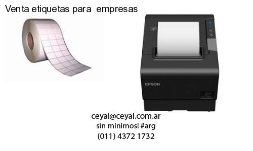 Venta etiquetas para  empresas