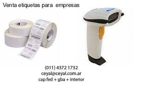 Venta etiquetas para  empresas