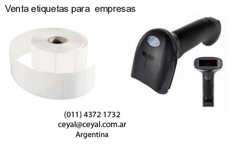 Venta etiquetas para  empresas