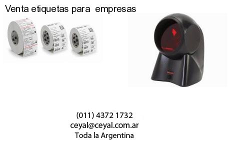 Venta etiquetas para  empresas