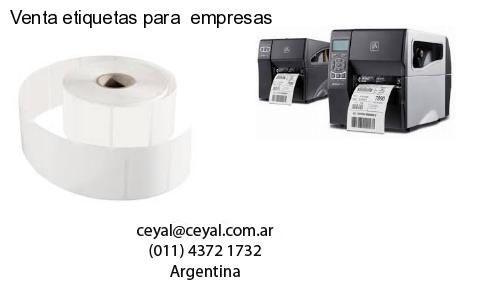 Venta etiquetas para  empresas
