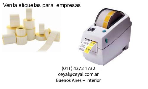 Venta etiquetas para  empresas