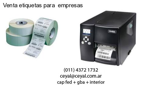 Venta etiquetas para  empresas