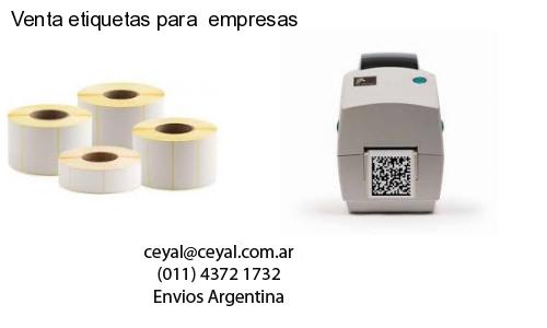 Venta etiquetas para  empresas