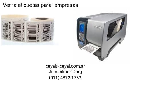 Venta etiquetas para  empresas
