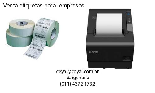 Venta etiquetas para  empresas