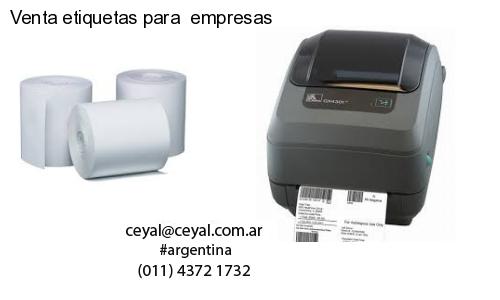 Venta etiquetas para  empresas