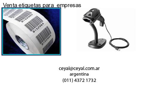 Venta etiquetas para  empresas