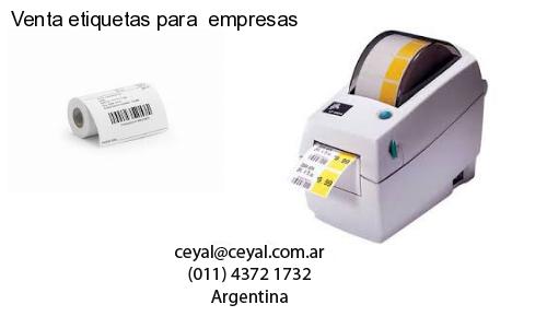 Venta etiquetas para  empresas