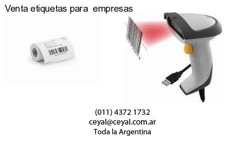 Venta etiquetas para empresas