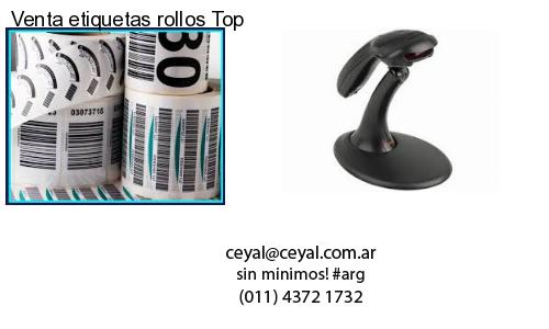 Venta etiquetas rollos Top