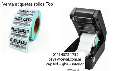 Venta etiquetas rollos Top