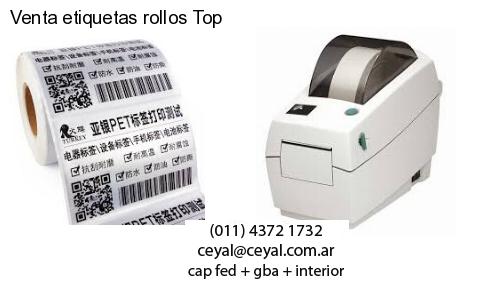 Venta etiquetas rollos Top